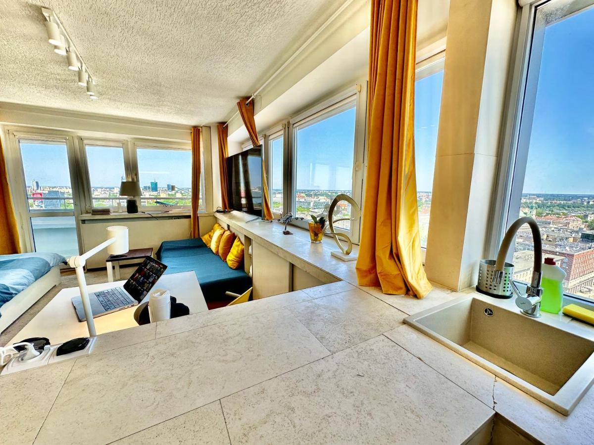 Appartement Sun Clima/Ac Metro X2 Fast Wifi 500 Mbs 70'Tv Netflix Appletv Hbo à Varsovie Extérieur photo