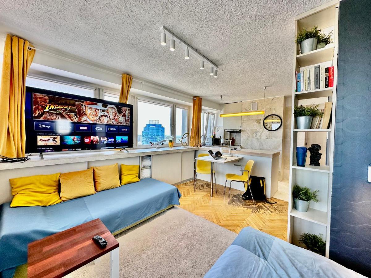 Appartement Sun Clima/Ac Metro X2 Fast Wifi 500 Mbs 70'Tv Netflix Appletv Hbo à Varsovie Extérieur photo