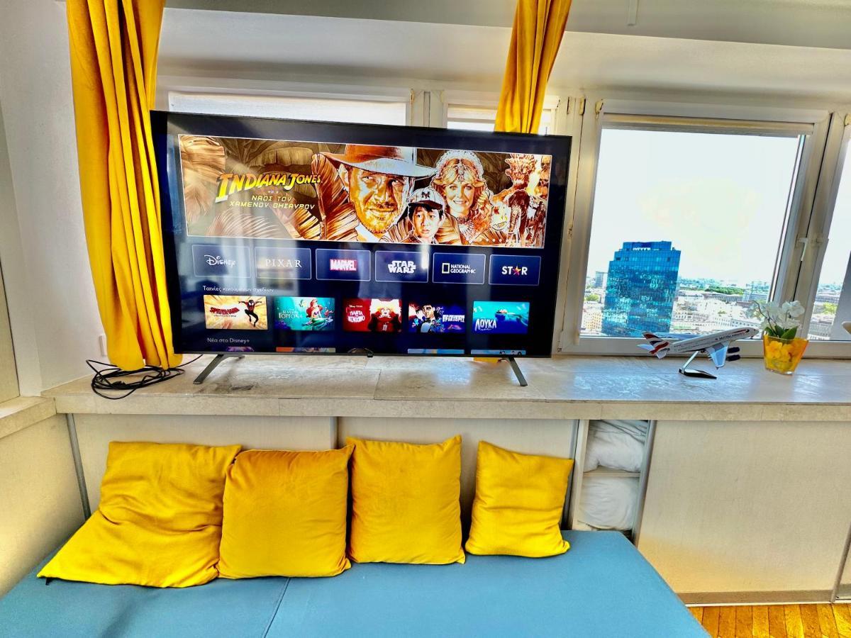 Appartement Sun Clima/Ac Metro X2 Fast Wifi 500 Mbs 70'Tv Netflix Appletv Hbo à Varsovie Extérieur photo