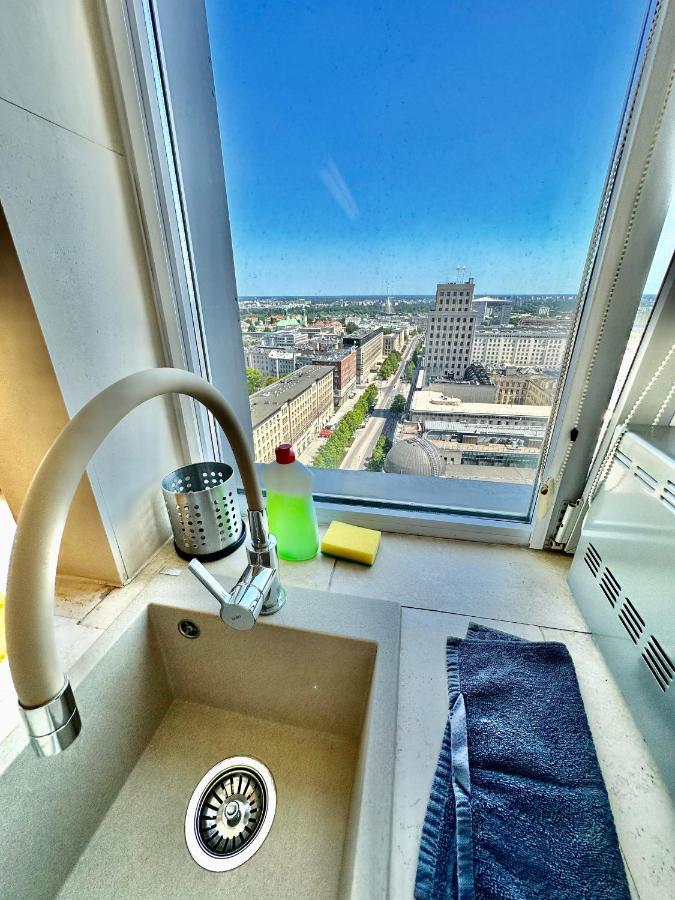 Appartement Sun Clima/Ac Metro X2 Fast Wifi 500 Mbs 70'Tv Netflix Appletv Hbo à Varsovie Extérieur photo
